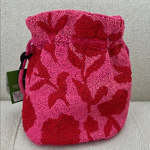 Kate Spade x Target 💕Pink and ❤️ Red Beaded Mini Bag - Picture 3 of 5